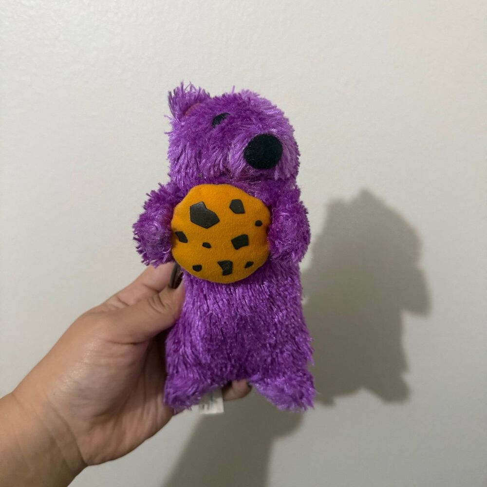 RARE HTF Bear In The Big Blue House Pip or Pop Star Bean Plush — 90s-early 00s